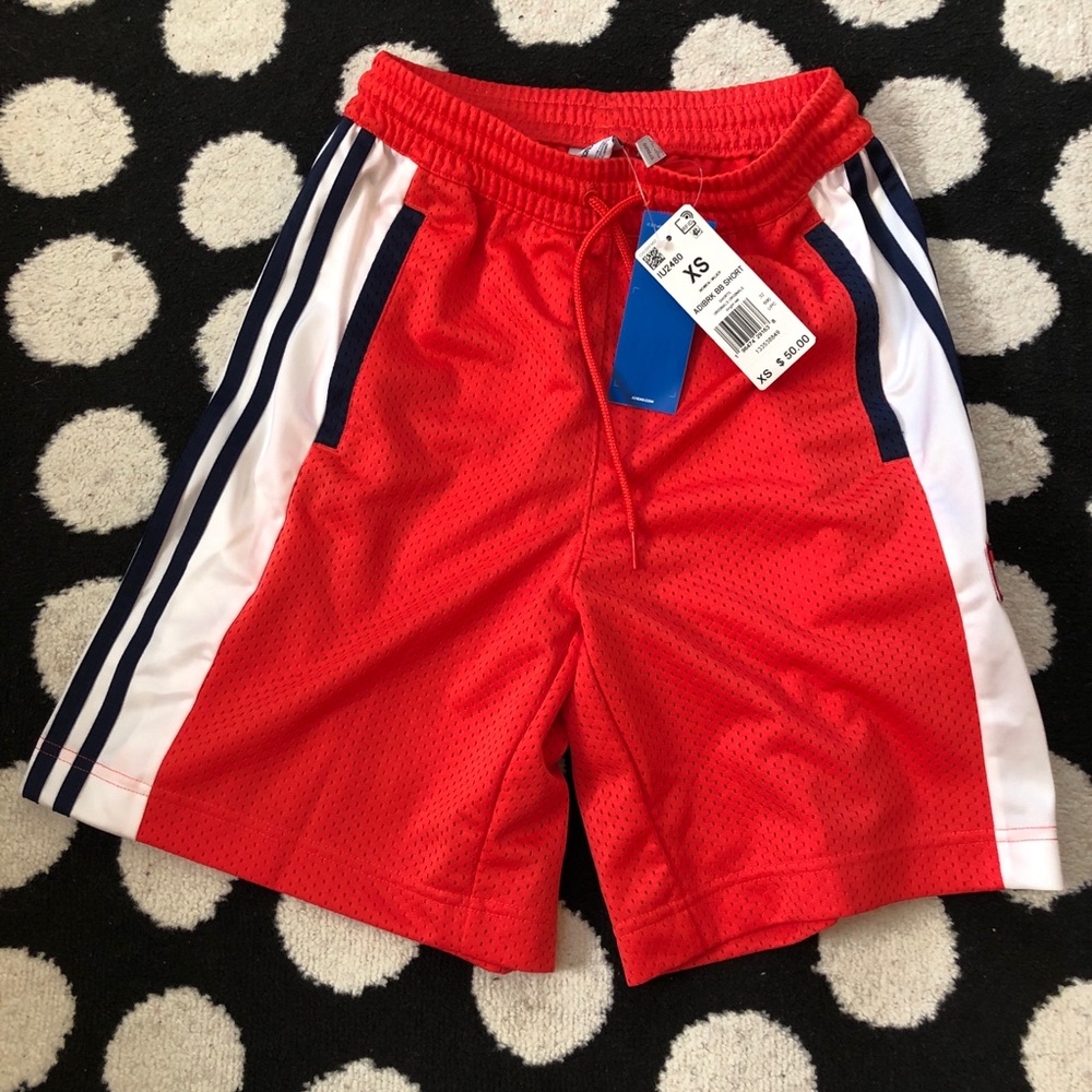 ADIBREAK BASKETBALL SHORTS women’s XS NWT